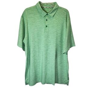Walter Hagen Men's size XL Spring Green Polo 11 Majors Shirt Relaxed Fit